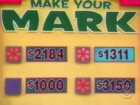 Price is Right - Vintage Pricing Game -- Make Your Mark (Drew Carey)