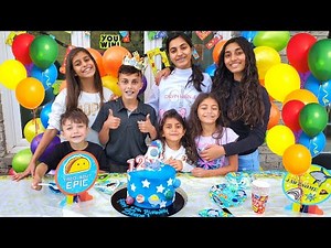 Zidane Happy Birthday Party with HZHtube Family