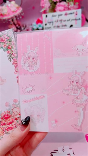 New rivals today#cutebaby #notebook #anime #decoration #bunny #sanrio #fyp #usa #fairylady #cute #sticker #rila #panda #flurryhairclip