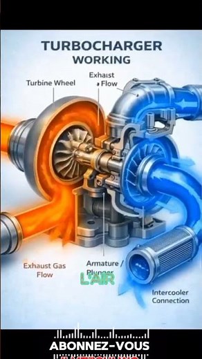 Comment un turbo booste vraiment ton moteur#Turbo #Moteur #Performance#Puissance