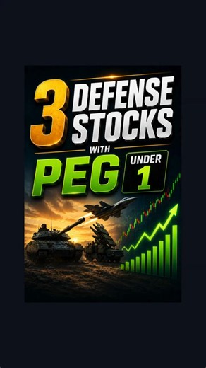 3 Defense Stocks with PEG Below 1 & Strong Order Books | Trade Brains