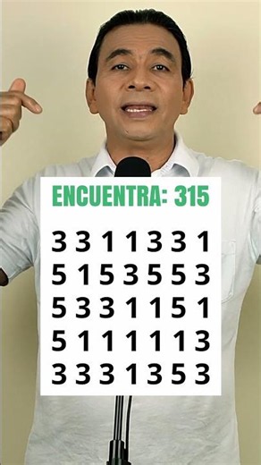 Finding 315 is not easy. If you find it, you're a WINNER..