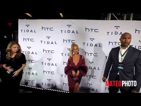 Beyonce arrives at Tidal X:1020