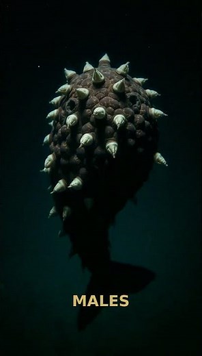 Male anglerfish fuse to females for life, becoming living sperm banks