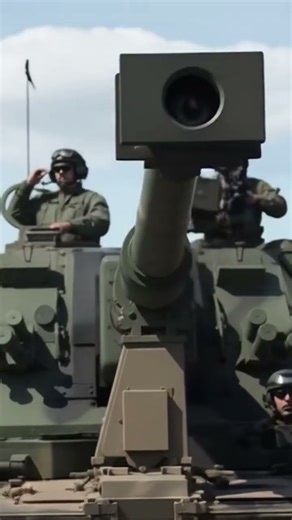 Kran 2 howitzer open multiple 🔥 #military #militaryvehicle #automobile