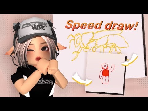 РИСУЮ, НО ТОЛЬКО ОДНИМ ЦВЕТОМ | Roblox Speed Draw!