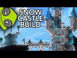 The Hailstone Snow Castle NPC House Build | Terraria 1.4 Journey's End