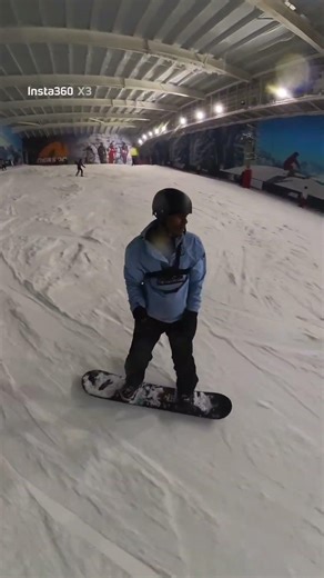 POV : you enter flow state #snowboarding #indoorski #snow