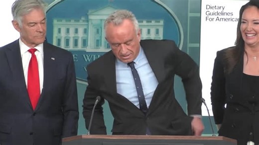 RFK Jr interrupted by duck ringtone from his own phone in the middle of 'MAHA' presser