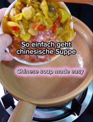 Perfekt für kalte Tage und super schnell gemacht! #chinesischesessen #rezept #food #suppe #soup