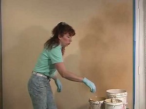 How-to colorwash faux paint and faux finishing technique