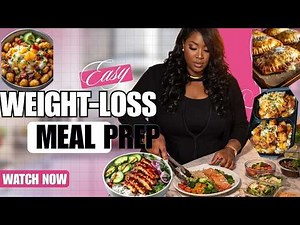 High Protein Meal Prep for Weight Loss | Easy Recipes + Full Day of Eating
