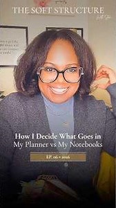How I Decide What Goes In My Planner vs. My Notebook