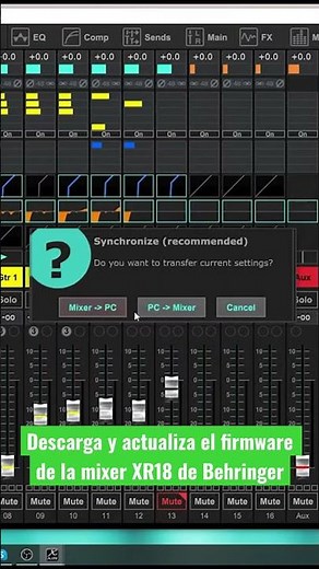 Descarga y actualiza el firmware de la mixer XR18 y la app X Air