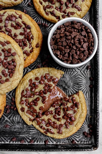 If you aren’t stuffing your chocolate chip cookies with Nutella you’re going it wrong 🤩 for the full recipe click the link in my bio & search Nutella or google Nutella Stuffed Chocolate Chip Cookies My Messy Kitchen #recipe #cookies #nutella #easyrecipe #fyp