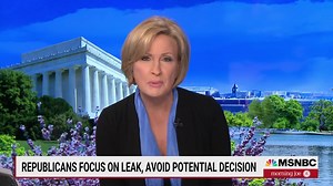 Mika Brzezinski to Sen. McConnell: "You're going to tell us the story is the leak? That's a story, but it's not THE story." | Morning Joe