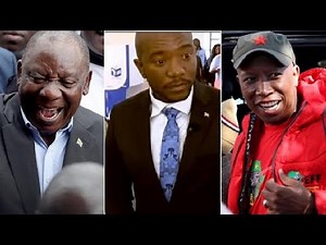 South Africa election: main candidates cast votes