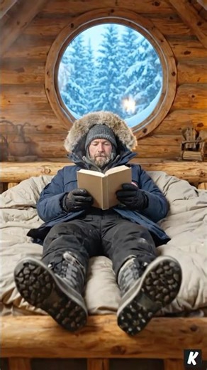 Surviving the Cold: Inside a Forest Tree Mansion #survival