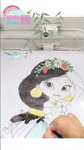 Princess Jasmine – Disney's Aladdin Art Tutorial for Kids #aladdin #artforkids #drawingtutorial
