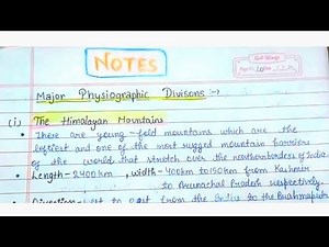 Physical Features of India | Notes | Class 9th Geography | Smart Study
