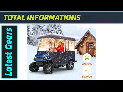 Golf Cart Enclosure: The Ultimate All-Weather Comfort Upgrade!