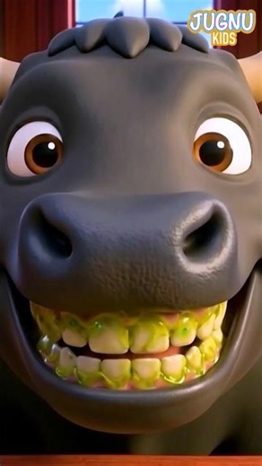 Kids Learn To Brush Your Teeth | Baby brush Farm Animal Teeth | Baby Cartoon Song #shorts