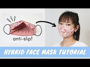 How to sew the Hybrid Face Mask (FREE PATTERN, NO FOG, NO SLIP, MY BEST FIT) | Gwenstella Made