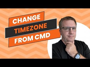 How to Change Your Computer's Time Zone From Command Prompt