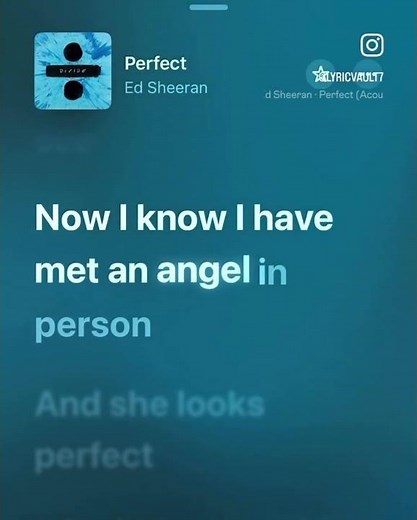 Perfect | Ed Sheeran