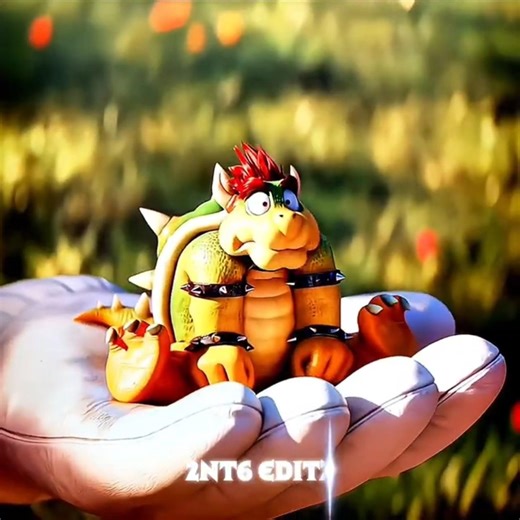 Bowser looks cute in Lilliput mode 😍 | #shorts #edit #animation #supermario