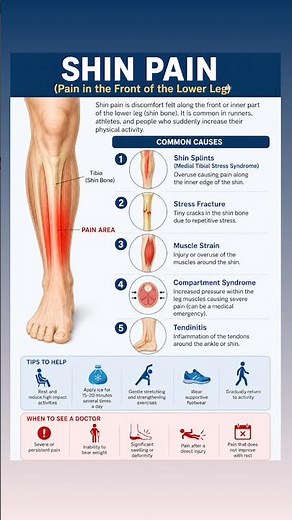 Shin pain while walking or running? 🦵