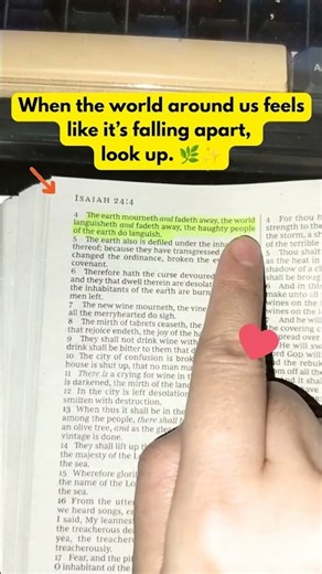 love and promises never fade.| Isaiah 24:4