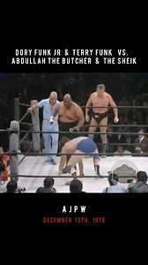 Dory Funk jr & Terry Funk vs. Abdullah the Butcher & The Sheik (December 13th, 1979) | Usapang Wrestling TV
