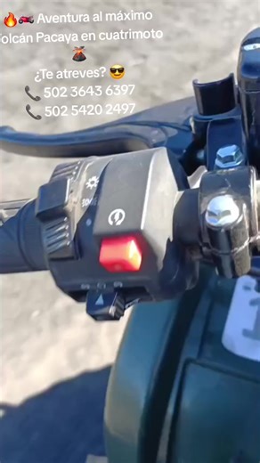🔥🏍️ Aventura al máximo Volcán Pacaya en cuatrimoto 🌋 ¿Te atreves? 😎 📞 502 3643 6397 📞 502 5420 2497 #Cuatrimotos #VolcanPacaya #AventuraGT #PacayaVolcanoRiders #AdrenalinaPura @Tour Volcán de pacaya