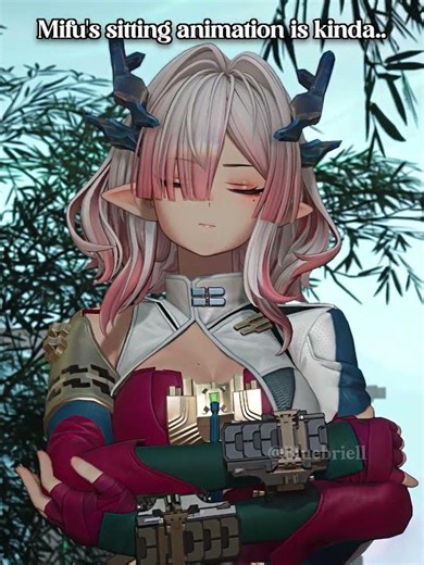 Mifu's sitting animation is kinda.. | Arknights Enfield #arknightsendfield