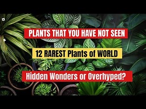 12 Rarest Plants in the World You Won't Believe Exist!