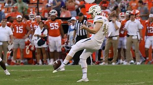 American Football: Georgia Tech punter David Shanahan on his College career