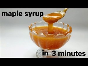 Maple syrup recipe. Super easy way