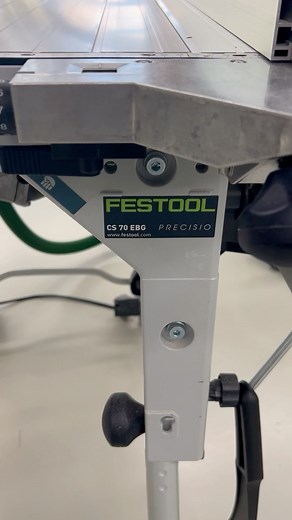 Festool on Instagram: "Solid, strong, and uncompromising – the PRECISIO CS 70 trimming saw 🙌🪚 Whether cross or rip cuts, mobile or stationary, this saw handles it all with ease. With a 2100-watt motor and the ability to cut up to 70 mm, it’s perfect for almost any project. ➡️ And did you know? The self-adjusting parallel side fence with opposing clamp ensures exact longitudinal cuts and convenient working. ✅ Discover more on festool.com #festool #trimmingsaw #CS70"