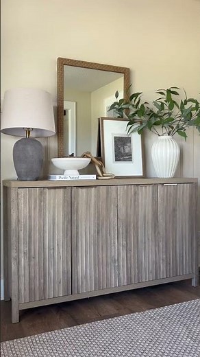 SIDEBOARD STYLING easily recreate this look while styling any sideboard, console table, or dresser