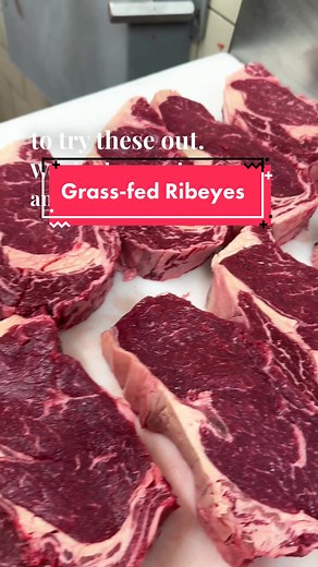 Grass-Fed Ribeye: California Raised, Amazing Marbling
