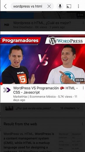 ¿Es Mejor WordPress o HTML? #wordpress #html #markethax