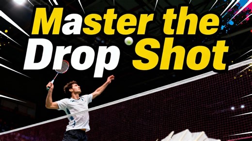 How to hit a perfect drop shot in badminton