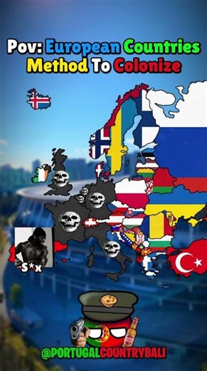 Pov: European Countries Method To Colonize #europe #map #mapping #mapper