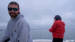 6.5K views · 173 reactions | It's been a year to the day since Jeff Fortin caught a 65-pound striped bass in Buzzards Bay, so on Monday morning we decided to join him at the west end of the Cape Cod Canal to try our luck for early season stripers. | Salty Cape | Facebook