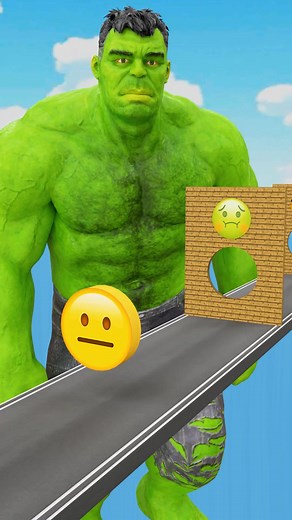 Hulk Emote Escape Run Challenge Part 2 #shorts #gta5 | Arpita Gaming