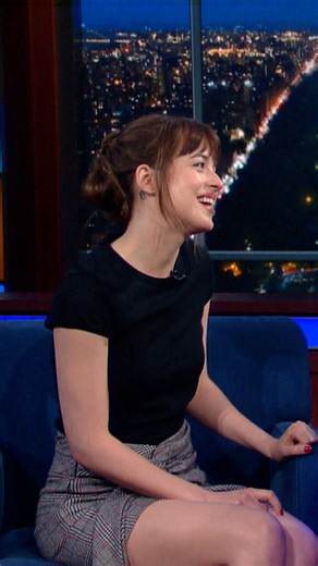8.2M views · 151K reactions | “It’s 5 o’clock somewhere” hits different when Dakota Johnson’s at “The Late Show” versus when she’s in Canada. #Colbert #DakotaJohnson #HBD | The Late Show with Stephen Colbert | Facebook