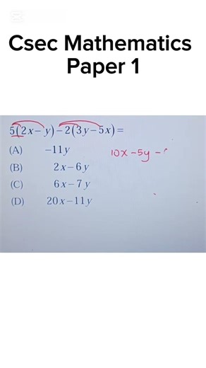 csec Mathematics paper 1 multiple choice #maths #csecmaths #cxcmaths #trinidad #jamaica #education