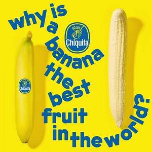 For life’s biggest food questions (and beyond), the answer is almost always a Chiquita banana. 🍌 | Chiquita
