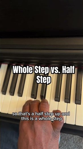 Music Theory: Whole Step vs. Half Step | #piano #musictheory #scale #keys #producing #pianotutorial